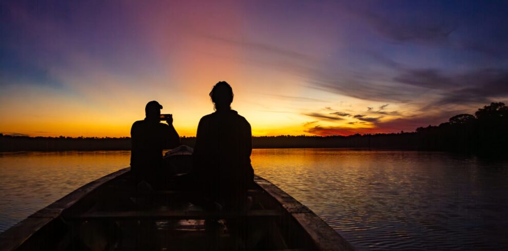 Tambopata sunset