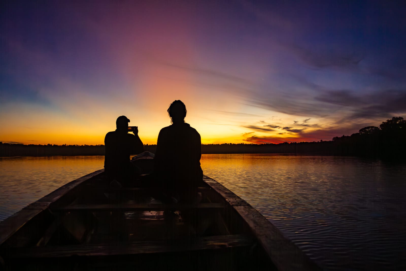 Tambopata sunset